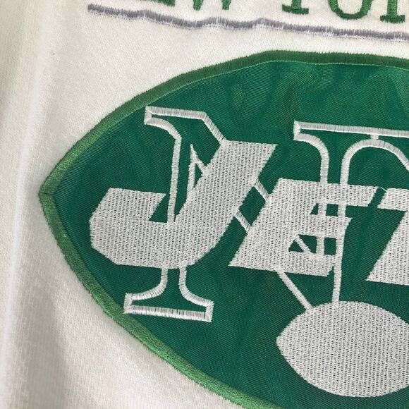 Vintage 1994 New York Jets Embroidered Large Logo Crewneck Sweatshirt Size XL - Picture 6 of 12